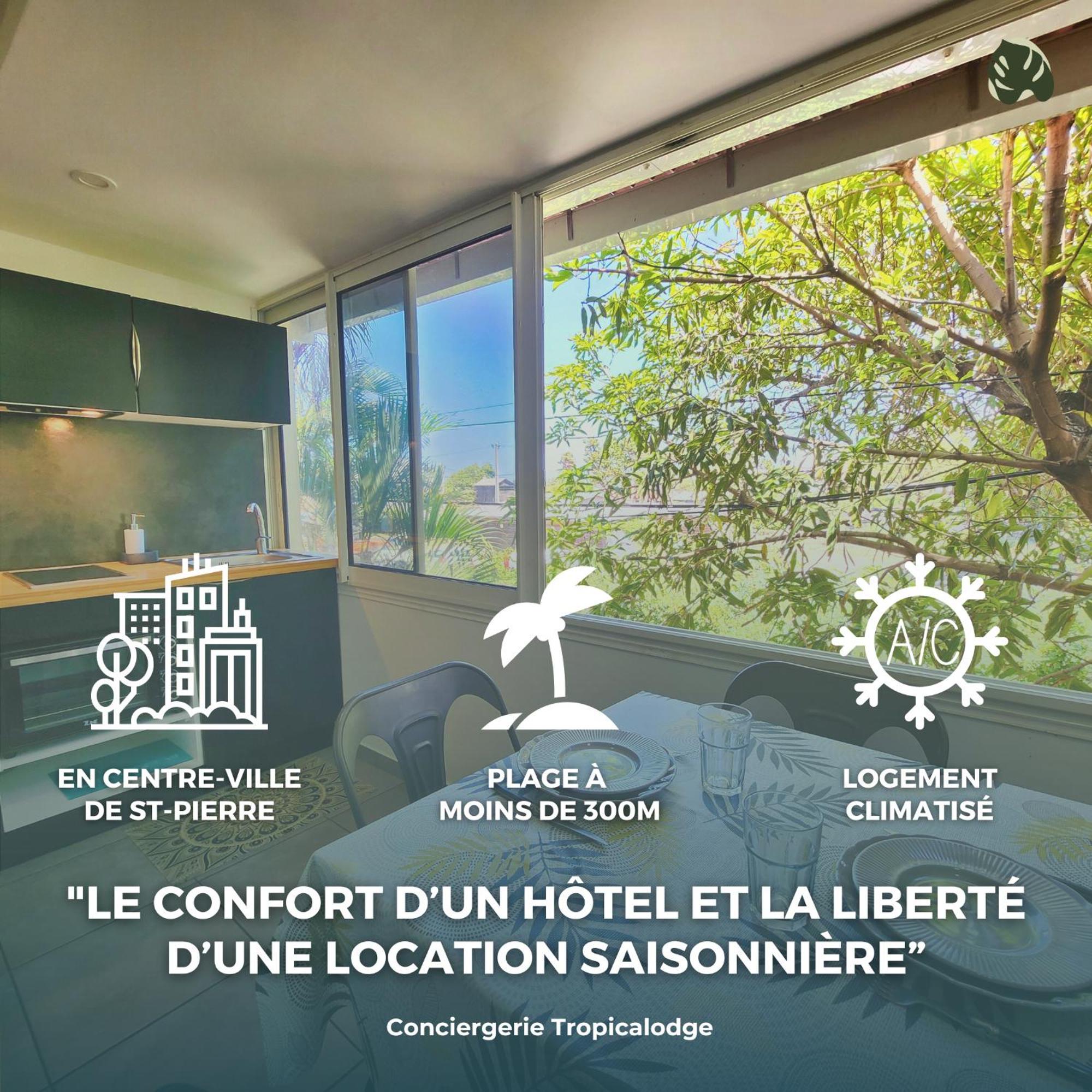 Le Manguier Lägenhet Saint Pierre Exteriör bild